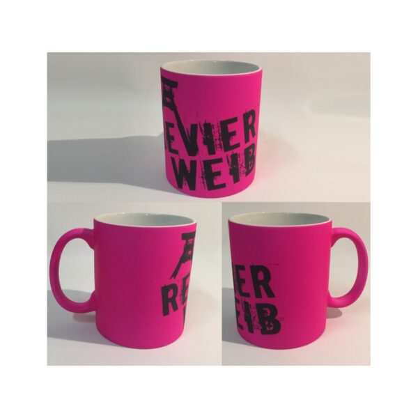 Tasse pink: Revier-Weib