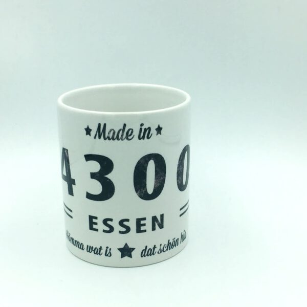 Tasse: Made in "4300" Essen