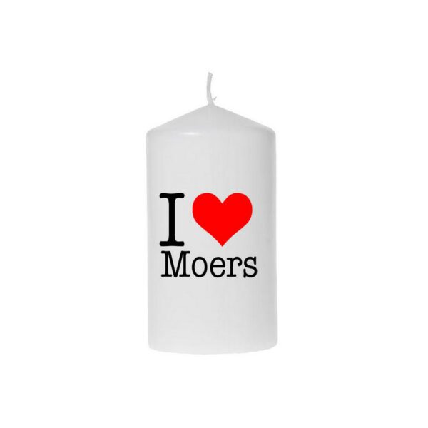 Kerze I love Moers