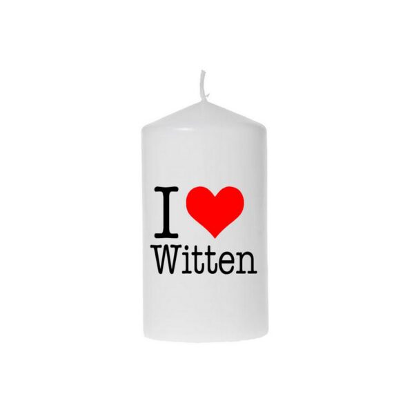 Kerze I love Witten