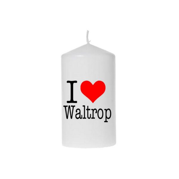 Kerze I love Waltrop