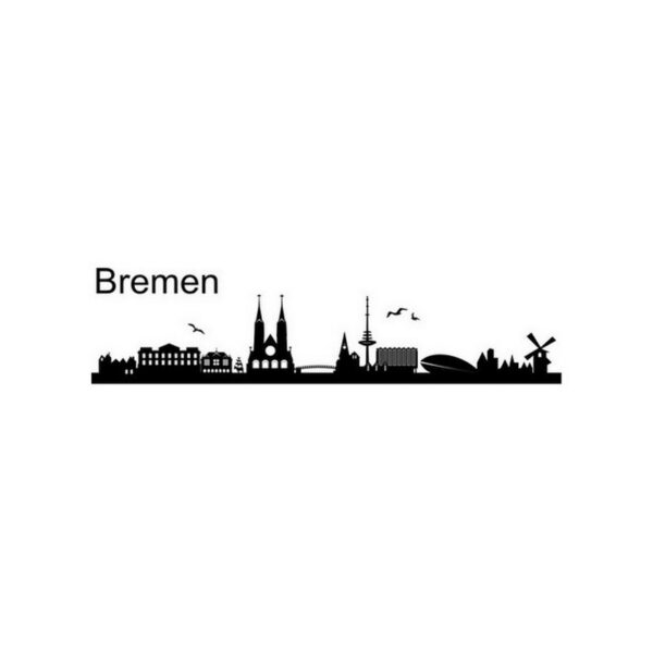 Wanddeko Skyline Bremen