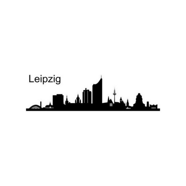 Wanddeko Skyline Leipzig