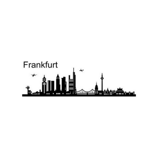 Wanddeko Skyline Frankfurt