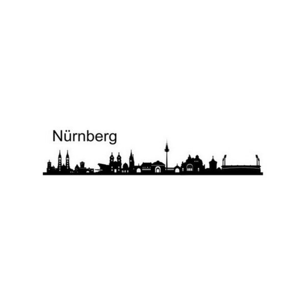 Wanddeko Skyline N?rnberg