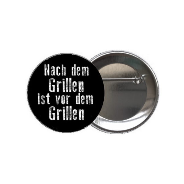 Button: Nach dem Grillen