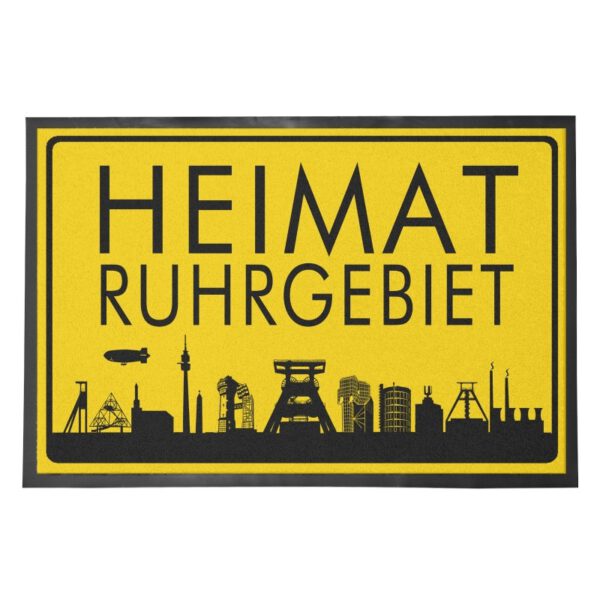 Fu?matte:Ruhrpott Heimat, gelb