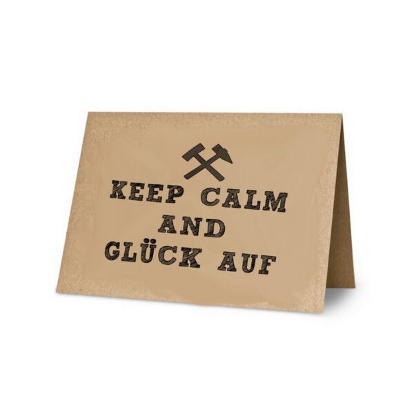 Klappkarte:Keep Calm and Gl?ck