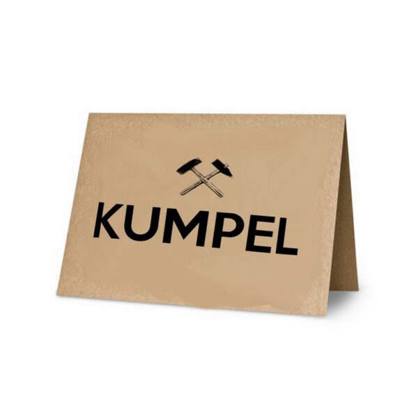 Klappkarte: Kumpel