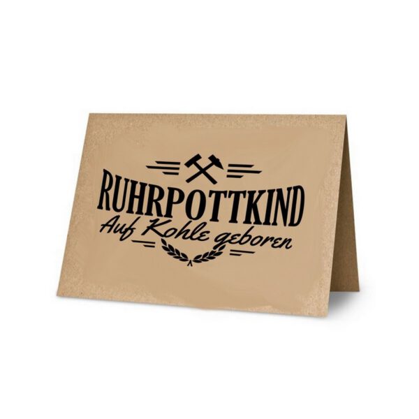 Klappkarte: Ruhrpottkind