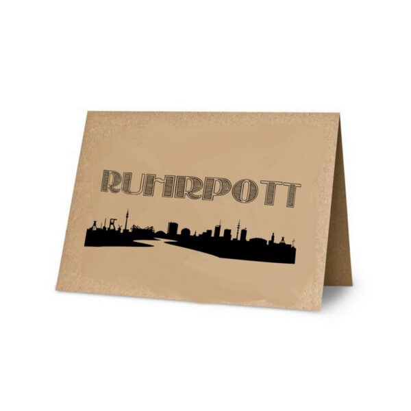 Klappkarte:Ruhrpott-Skyline