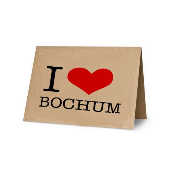 Klappkarte:I Love Bochum