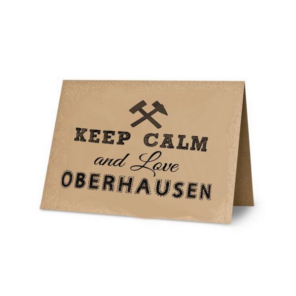 Klappkarte:Keep Calm Oberhausen