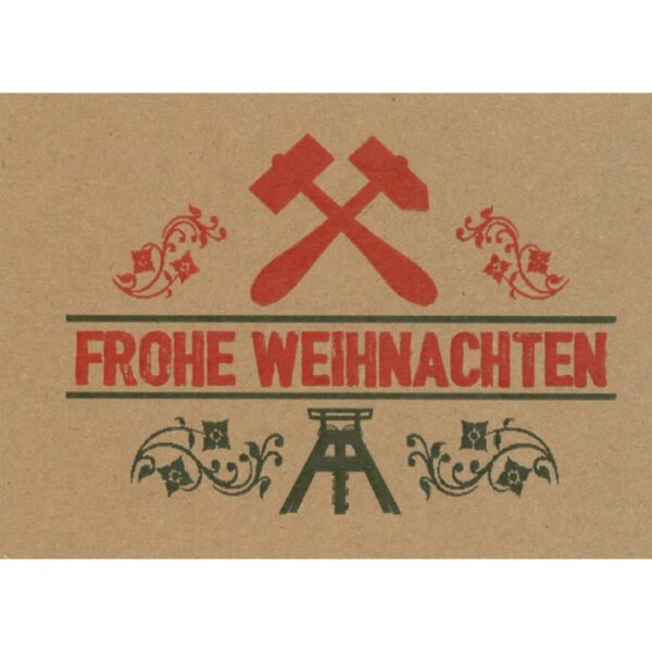 PK:FROHE WEIHNACHTEN - rot