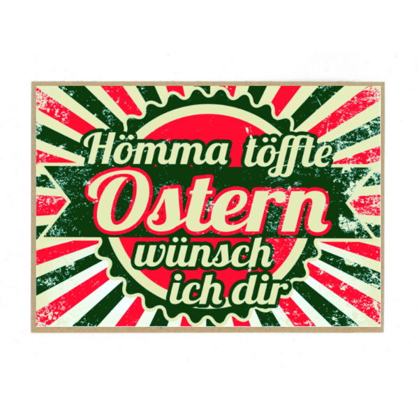 Postkarte:T?ffte Ostern w?nsch